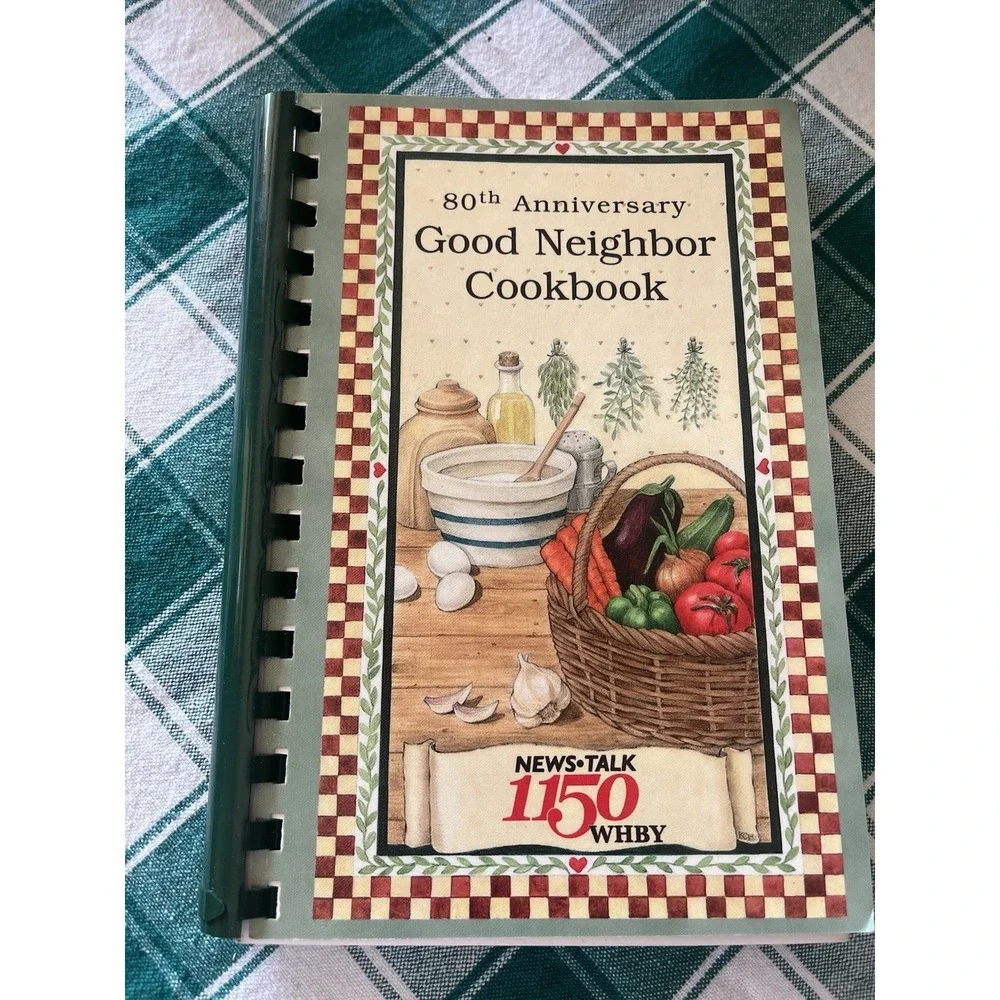 Good Neighbor Cookbook Appleton Wisconsin News Talk 1150 WHBY Radio Spiral Bound